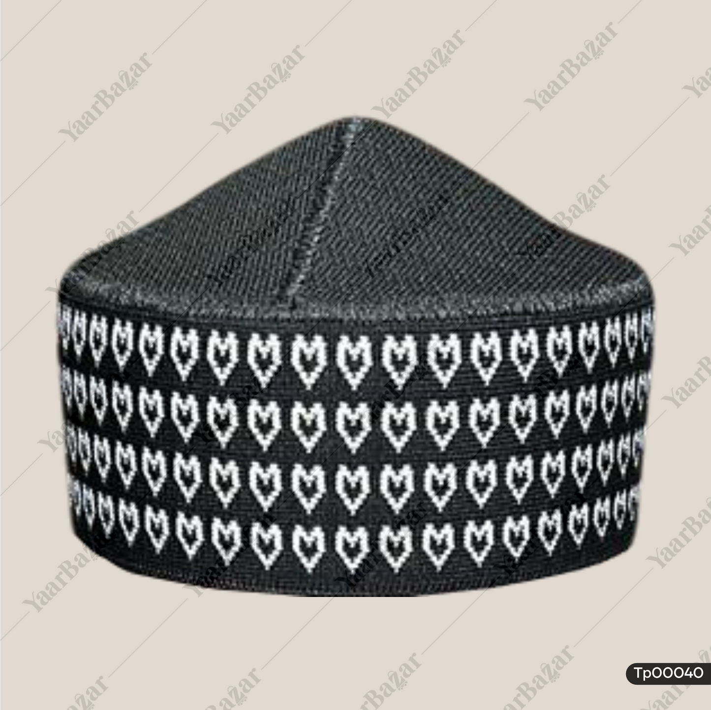 Mufti Woven Islamic Prayer Topi | Namaz Cap
