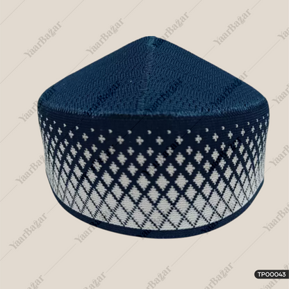 Polyester Mufti Islamic Topi | Muslim Prayer Cap