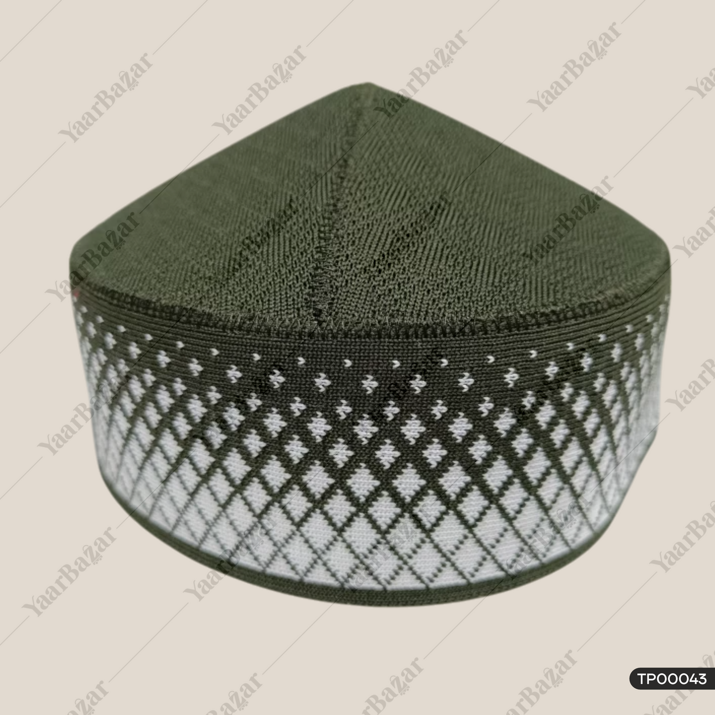 Polyester Mufti Islamic Topi | Muslim Prayer Cap