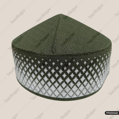 Polyester Mufti Islamic Topi | Muslim Prayer Cap
