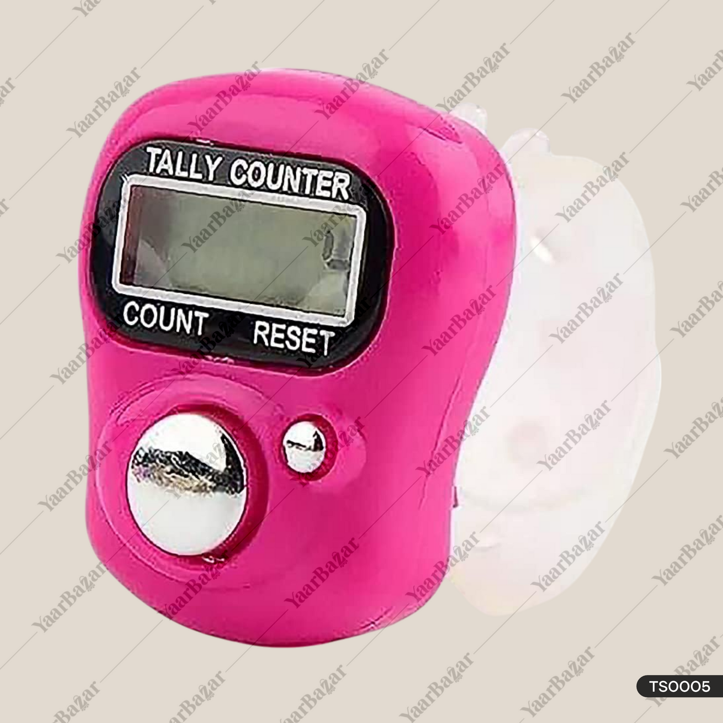 Manual Hand Finger Tasbeeh Counting Machine Digital Head Electronic Tally Counter