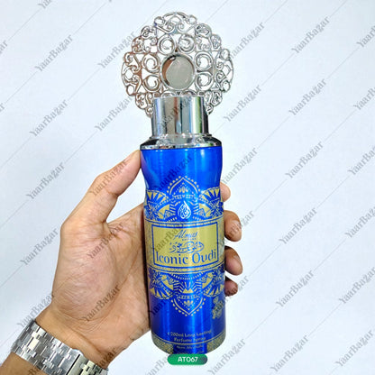 Iconic Oud Body Spray 200ML | Unisex Perfume by Almas