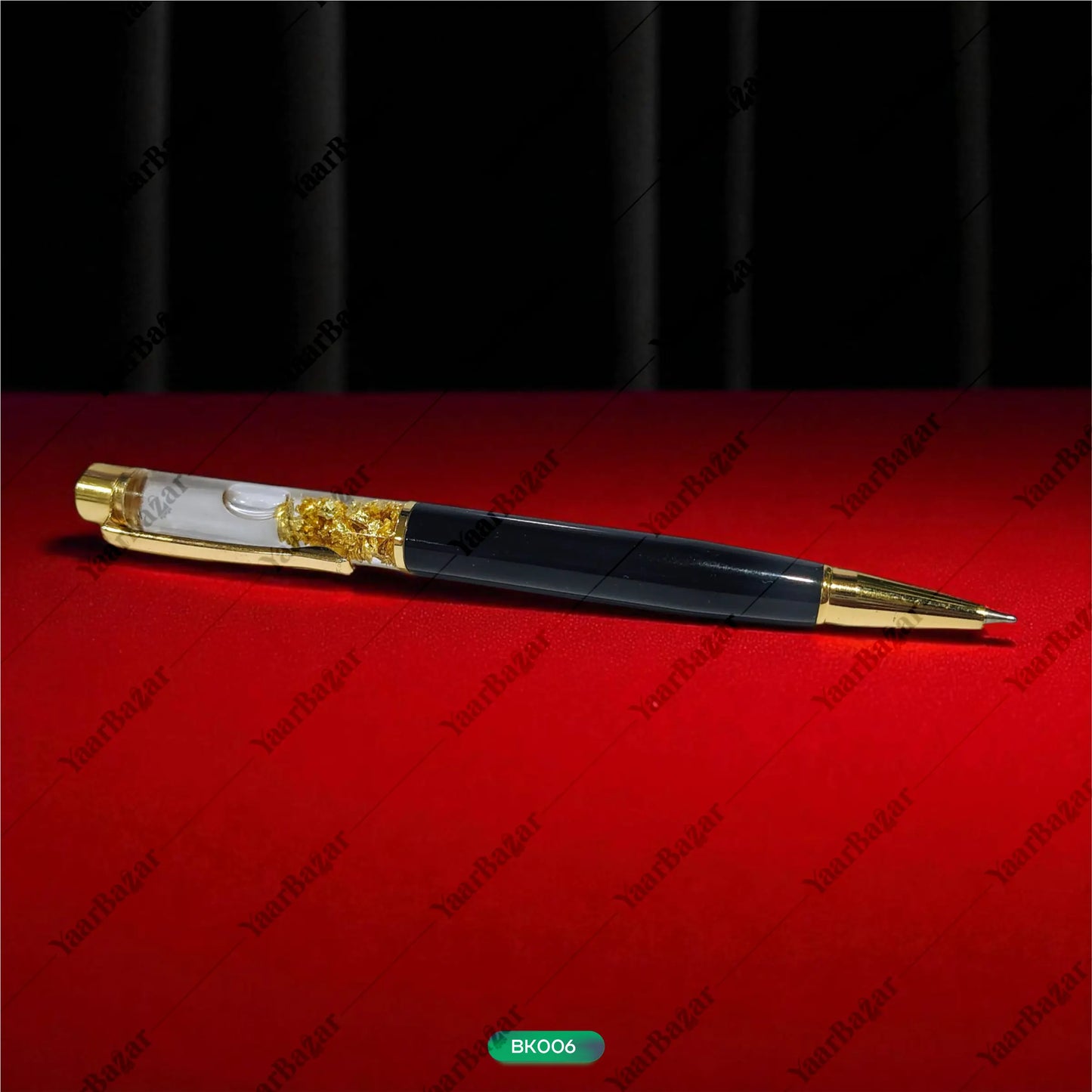 Gold Flake Crystal Pen