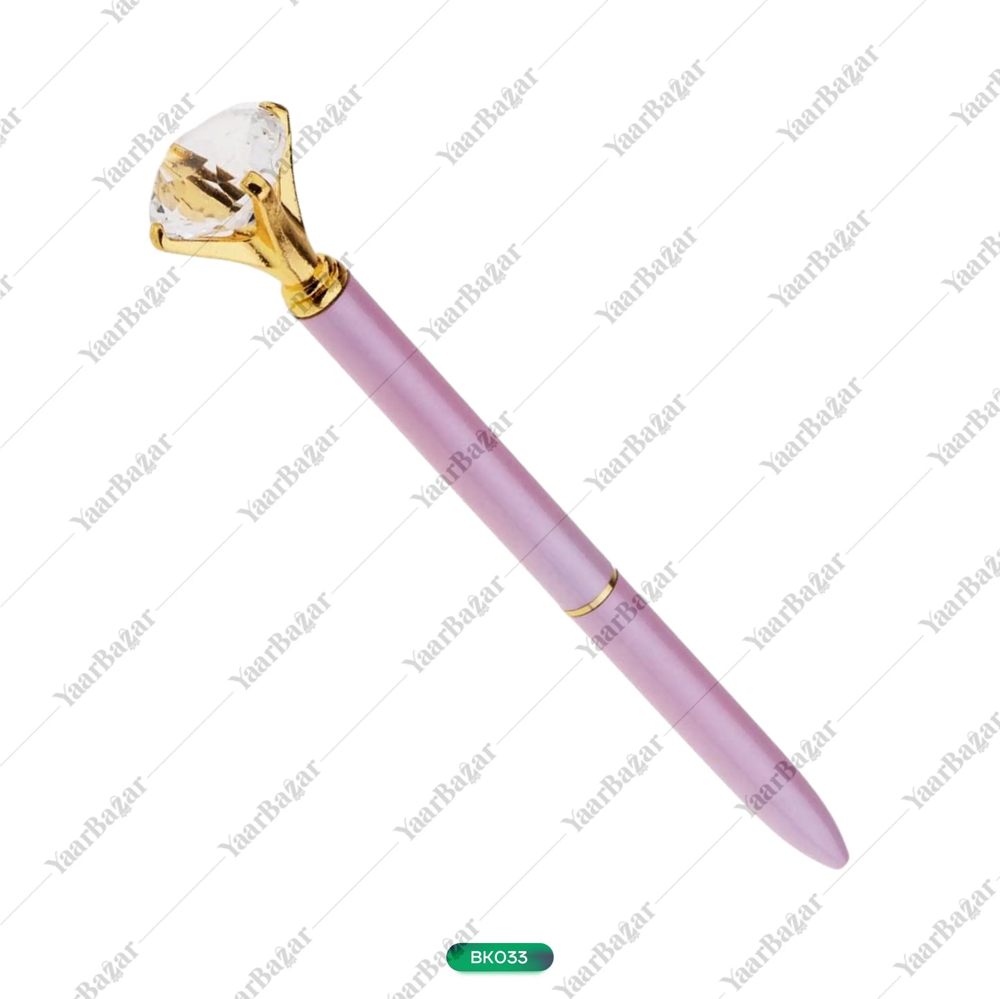 Elegant Crystal Single Ballpoint Pen