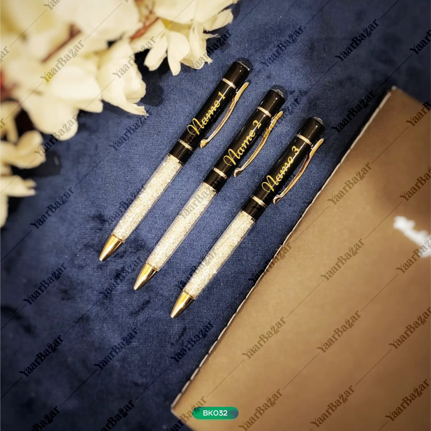 Elegant Crystal Single Ballpoint Pen