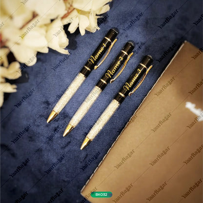 Elegant Crystal Single Ballpoint Pen